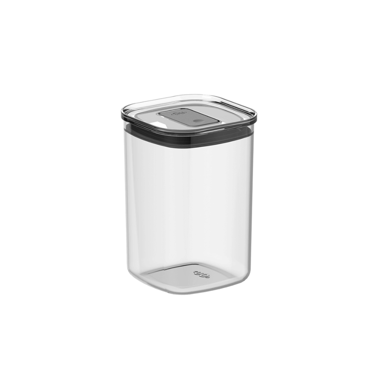 Pote Hermético Quadrado Duo Lock 1L